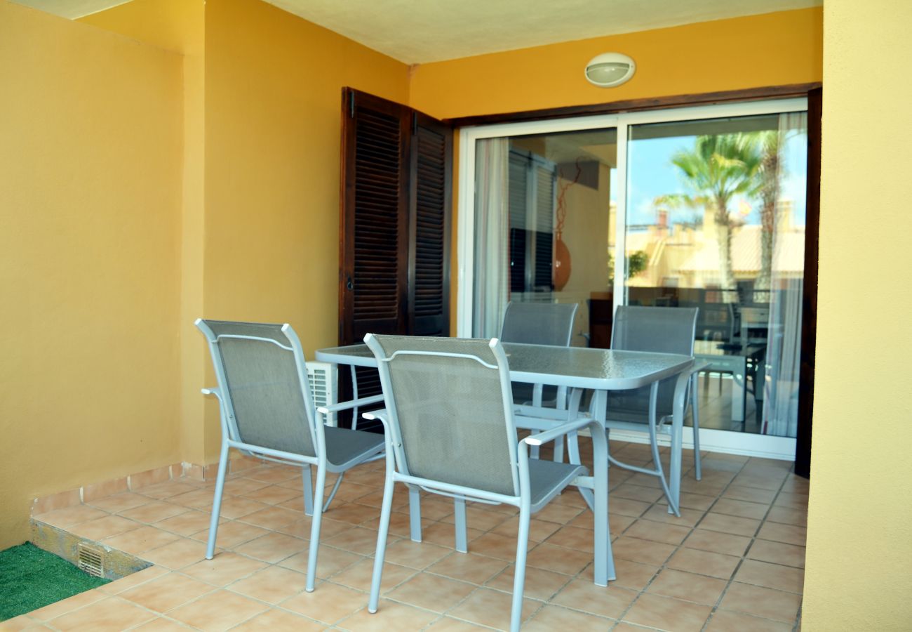 Terrace in Albatros Playa 3 apartment - Resort Choice